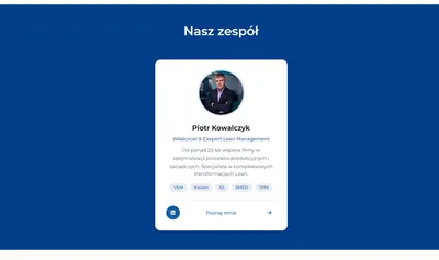 Strona o nas Lean Creative - dodatkowe informacje i historie zespołu